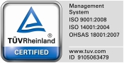 Certificacions ISO 9001, ISO 14011 i BS OHSAS 18001
